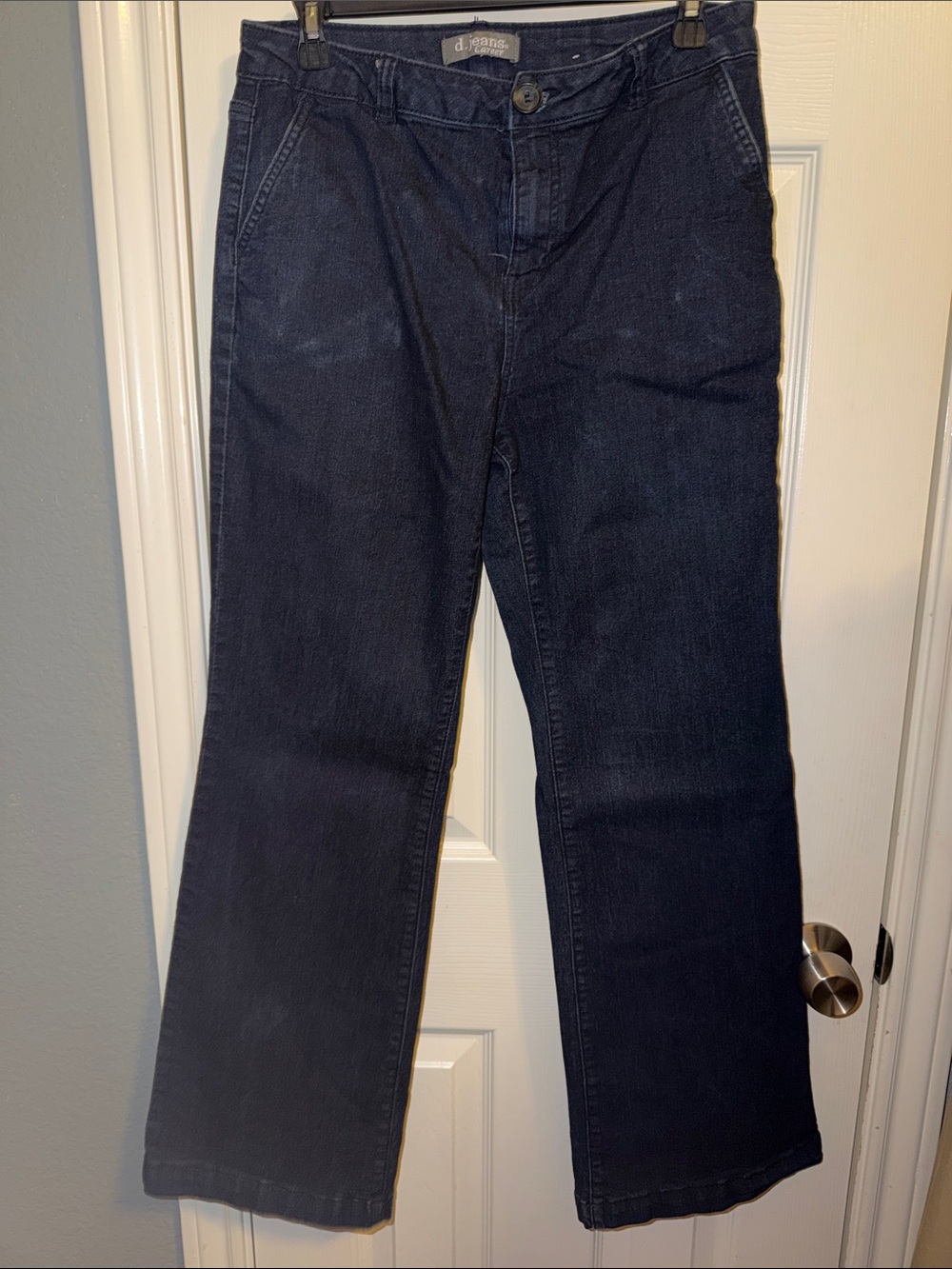 d. jeans Dark Navy Wide-Leg Jeans